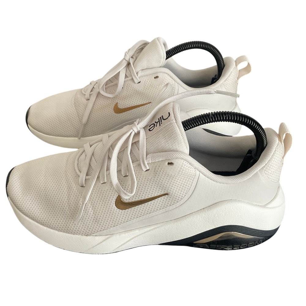 Nike Air Zoom Bella 6 Womens Training Shoes Phantom Metallic Gold DR5720-002 8.5